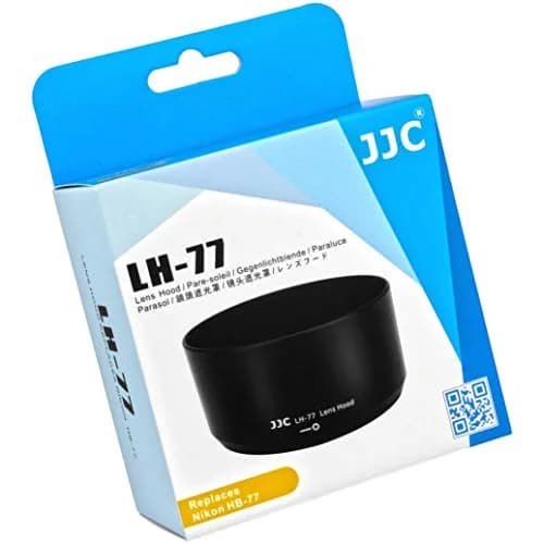 JJC LH-77 Dedicated Lens Hood for Nikon AF-P DX NIKKOR 70-300mm f/4.5-6.3G ED VR | Replaces Nikon HB-77, Black thumbnail 9