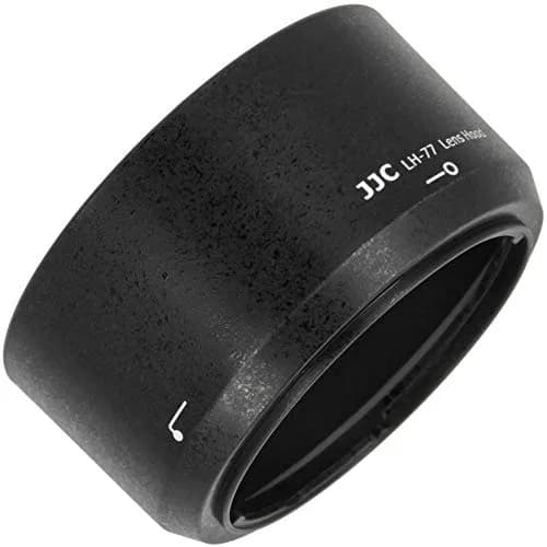 JJC LH-77 Dedicated Lens Hood for Nikon AF-P DX NIKKOR 70-300mm f/4.5-6.3G ED VR | Replaces Nikon HB-77, Black thumbnail 2