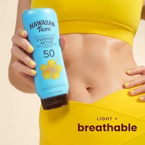 Hawaiian Tropic Everyday Active SPF 50 Sunscreen Lotion 236ml (8 Fl Oz) | Dermatologist Tested & Water Resistant thumbnail 3