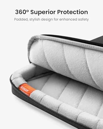 tomtoc 360 Protective Laptop Sleeve for 2026 14-inch MacBook Pro M5/M4/M3/M2 Pro/Max A3426 A3434 A3401 13.5-14.4 Inch Surface Laptop 7/6/5/Studio 2/1, Water-Resistant Carrying Case thumbnail 5