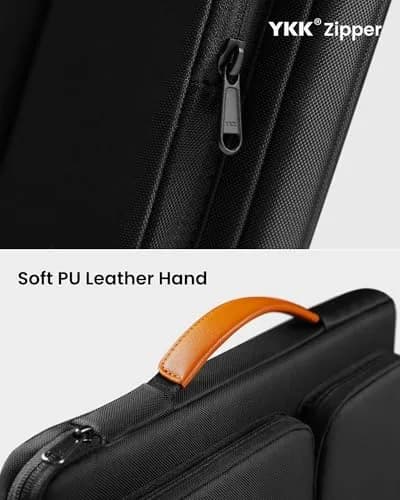 tomtoc 360 Protective Laptop Sleeve for 2026 14-inch MacBook Pro M5/M4/M3/M2 Pro/Max A3426 A3434 A3401 13.5-14.4 Inch Surface Laptop 7/6/5/Studio 2/1, Water-Resistant Carrying Case thumbnail 7