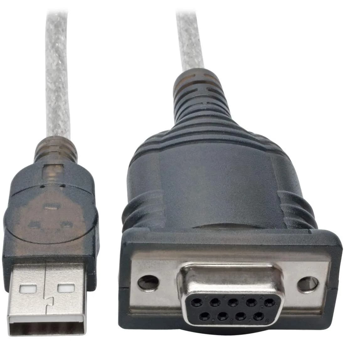TRIPP LITE USB to RS232 Serial Adapter Cable with DB25 DB9 M/M Connectors, 5-Feet | Connect Legacy Devices to USB — 18-Inch