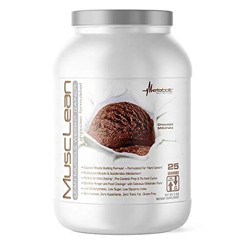 Metabolic Nutrition MuscLean Chocolate Whey Protein Powder 1.13 kg (2.5 lb) | Physician Formulated Lean Muscle Builder thumbnail 1