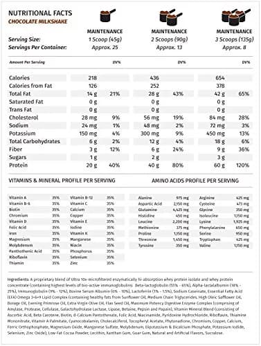Metabolic Nutrition MuscLean Chocolate Whey Protein Powder 1.13 kg (2.5 lb) | Physician Formulated Lean Muscle Builder thumbnail 2