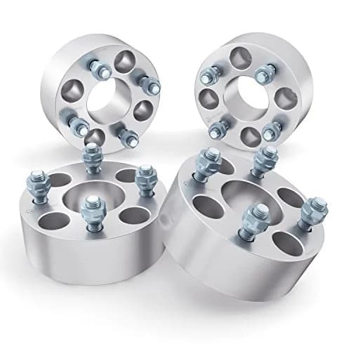 RockTrix 2 inch (50mm) Wheel Spacers Set of 2 | 4x101.6mm Bolt Pattern, 61.25mm Hub Bore, 1/2"x20 Studs thumbnail 1