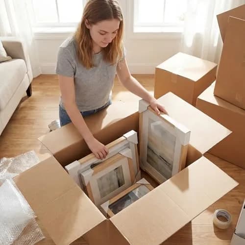 Golden State Art Adjustable Cardboard Corner Edge Protectors 100 Pack | Reusable Impact-Resistant Frame Protectors thumbnail 8