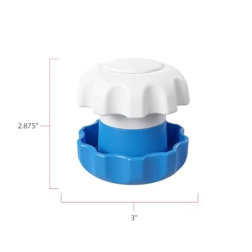 EZY DOSE Large Pill Crusher & Tablet Grinder with Storage Compartment, Blue | Doctor Recommended thumbnail 3