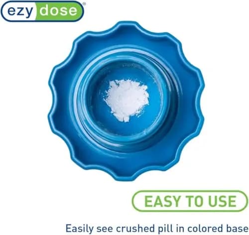 EZY DOSE Large Pill Crusher & Tablet Grinder with Storage Compartment, Blue | Doctor Recommended thumbnail 4