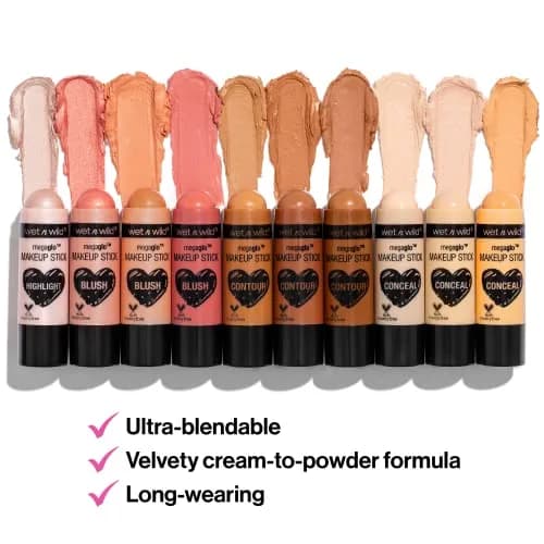 wet n wild MegaGlo Makeup Stick, Where's Walnut? 1.1 oz (31 g) | Buildable Color for Contouring & Highlighting thumbnail 3