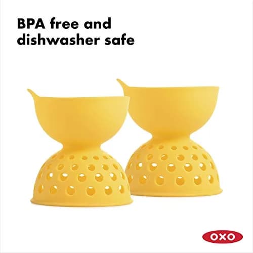 OXO Good Grips 2 Piece Silicone Egg Poaching Set | Perfect Poached Eggs Made Easy thumbnail 2