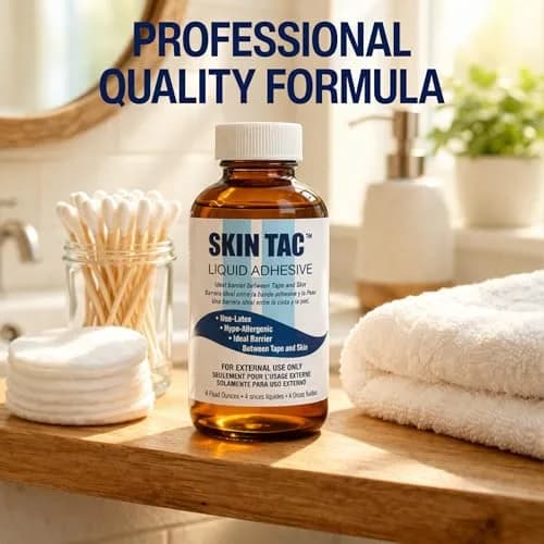 Torbot Skin Tac Liquid Adhesive 4 oz (118 ml) | Hypo-allergenic Barrier for Secure Adhesion thumbnail 5