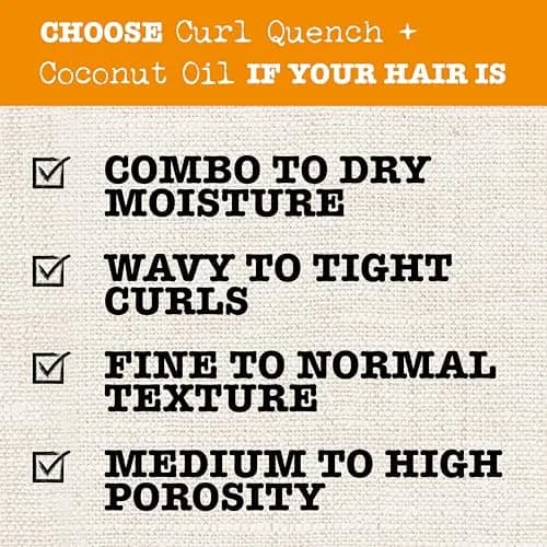 Maui Moisture Curl Quench Coconut Oil Shampoo 384ml (13 fl Oz) | Hydrates & Defines Tight Curls thumbnail 3