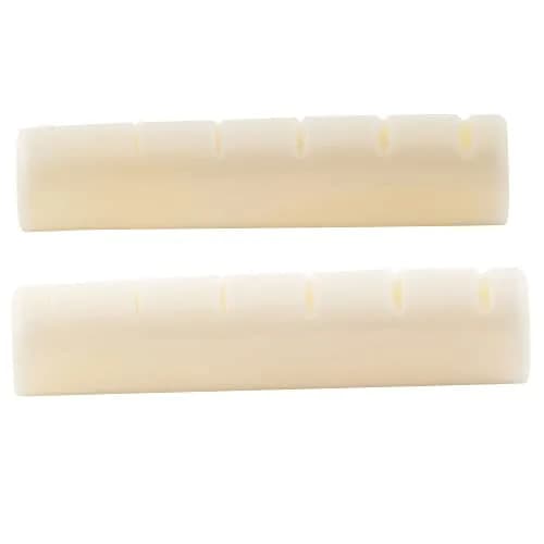 Musiclily Pro 44mm Flat Bottom Bone Nut 44x5x9.3mm | Standard LP Style Guitar Part thumbnail 1