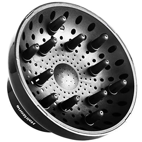 Hairizone Universal Hair Diffuser for Curly & Wavy Hair | 15.7 cm (6.2 in) Diameter, Shiny Black thumbnail 1