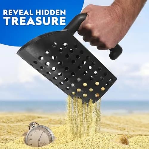Blue Marble Metal Detector Sand Scoop & Shovel Set | Lightweight, Durable, for Treasure Hunting in India thumbnail 2