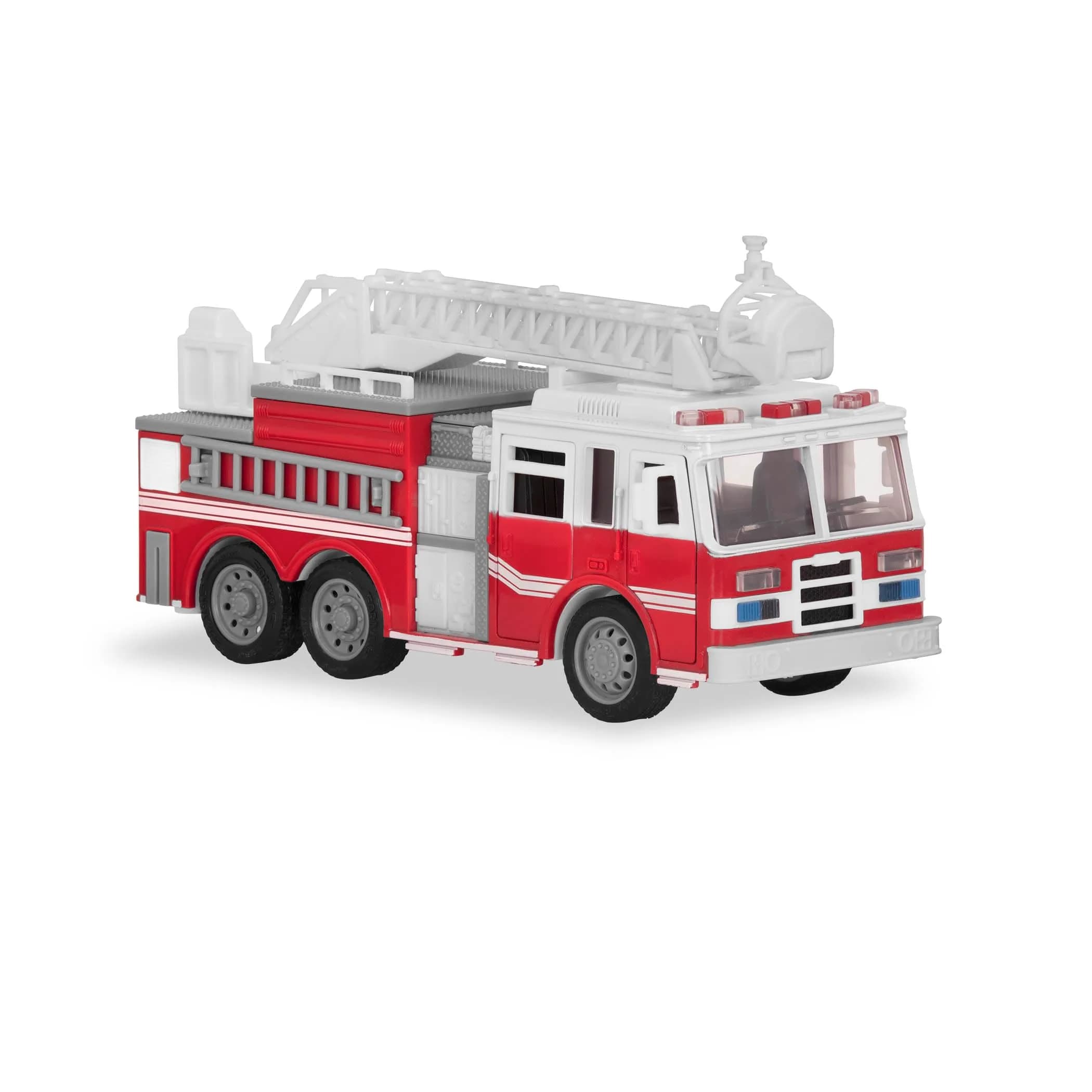 Driven by Battat Micro Fire Truck Toy with Lights & Sounds, Movable Parts, 21cm (8.27in) | ASTM-Tested for Kids 3+