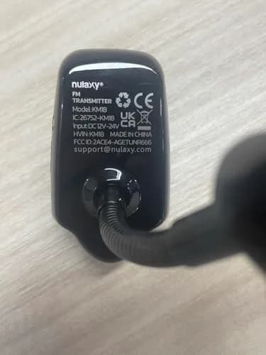 Nulaxy Bluetooth 5.0 Car Adapter FM Transmitter with 1.44" LCD Screen & USB Charger | 12V-24V Input thumbnail 8