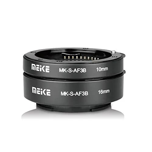 Meike MK-S-AF3B Auto Focus Macro Extension Tube Set 10mm 16mm 26mm | For Sony E-Mount Cameras thumbnail 1
