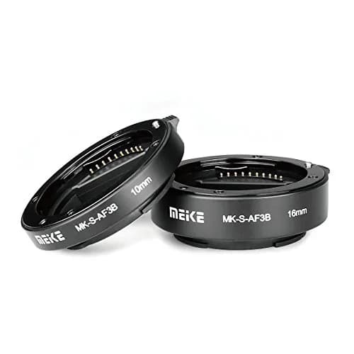 Meike MK-S-AF3B Auto Focus Macro Extension Tube Set 10mm 16mm 26mm | For Sony E-Mount Cameras thumbnail 2