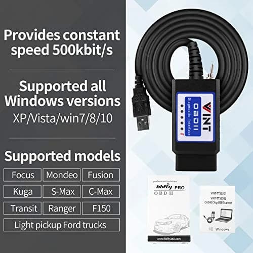 VINTscan Vehicle Scan Tool VINT-TT55502 | All Windows Compatible with Ford & Mazda (2.4 inches) thumbnail 5