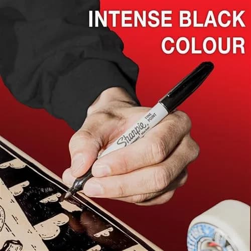 Sharpie Permanent Marker Fine Point Black Ink | 0.5mm (Pack of 1) thumbnail 3