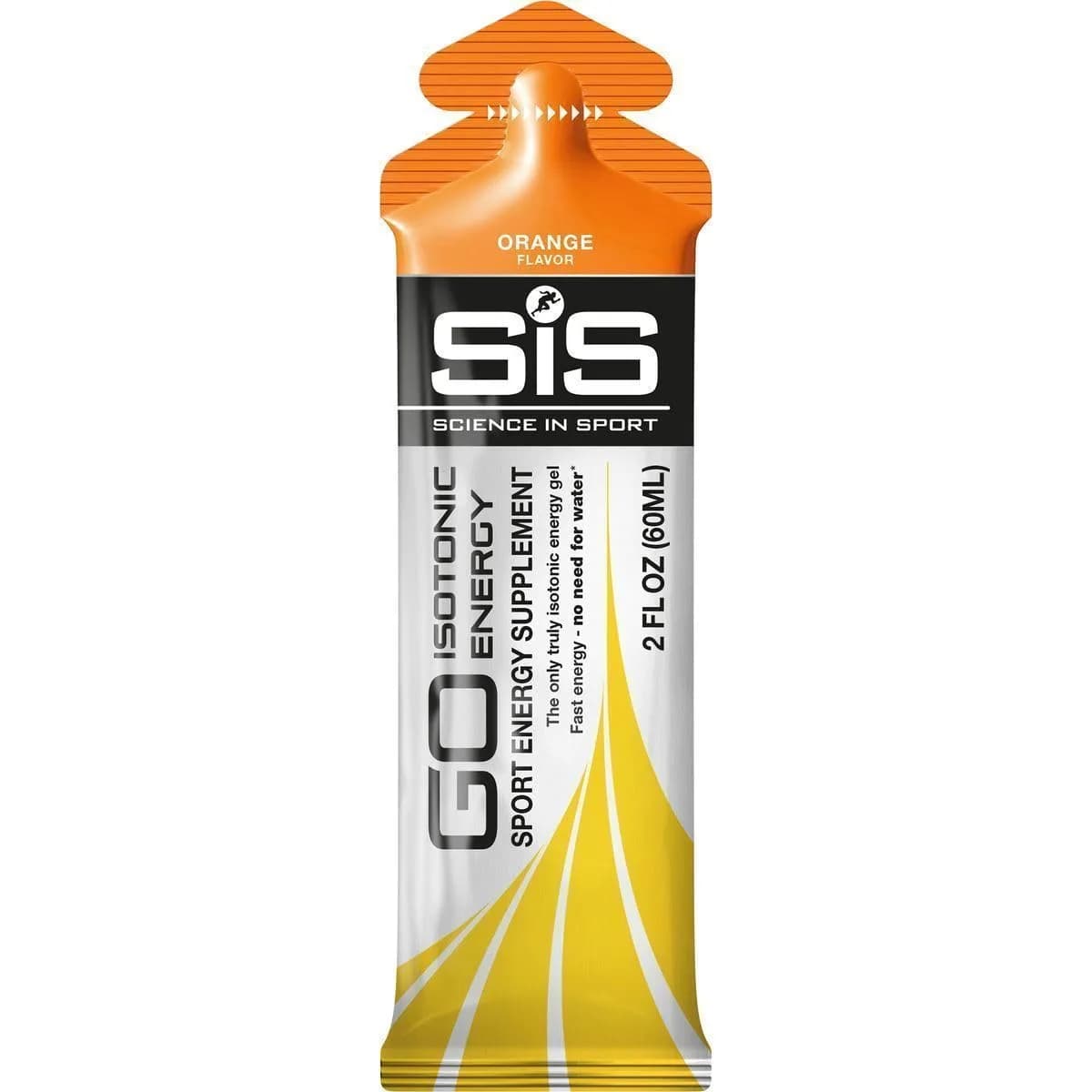 Science in Sport SiS GO Isotonic Energy Variety Pack, 2 Fl Oz (6 Pack) | Fast-Absorbing, Low Sugar Sports Gel for Endurance & Energy — Orange