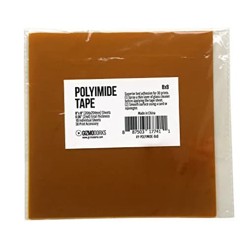 Gizmo Dorks 8 in x 8 in Kapton Polyimide Tape Sheets 10 Pack | Extreme Temperature & Superior Adhesion thumbnail 5