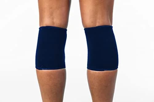 Mizuno LR6 Volleyball Knee Pads Small Navy | 6.75 inch Sleeve Length for Full Coverage thumbnail 3