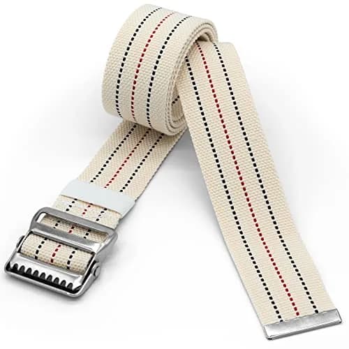 LiftAid Transfer and Gait Belt 60 Inch with Metal Buckle and Loop | Walking, Standing and Transfer Assist Aid for Seniors, Elderly Patients, Caregiver, Nurse, Therapist (Beige) thumbnail 8