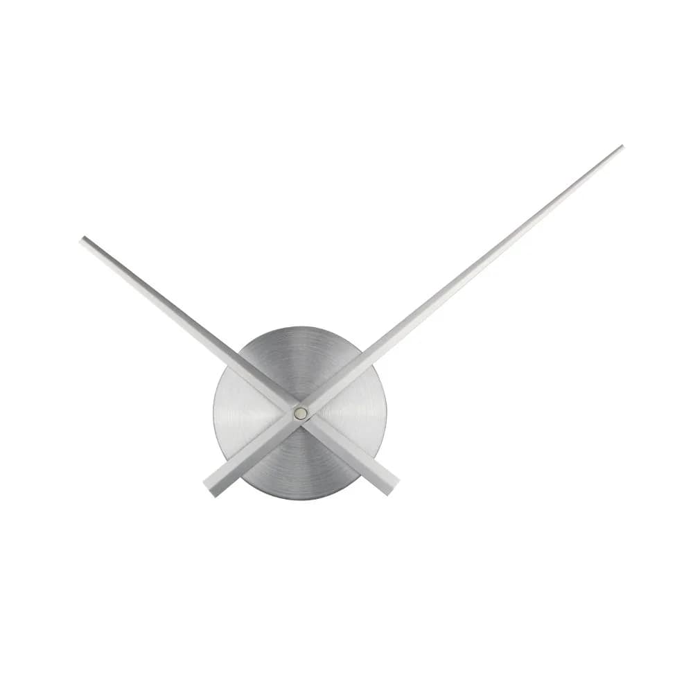 Timelike Large Wall Clock Hands DIY Kit Black | 31.5cm (12.4") Minute Hand — Silver