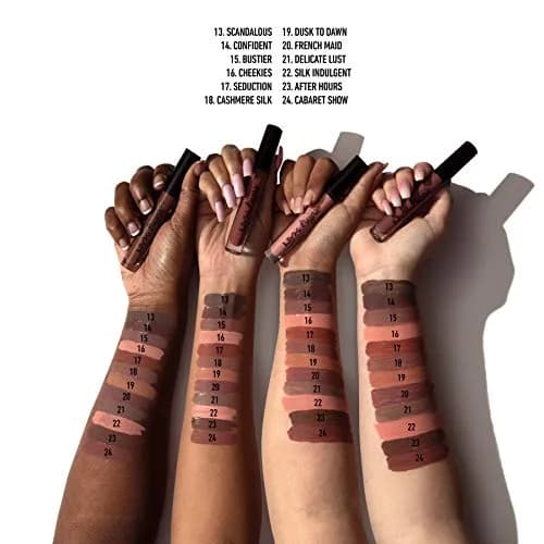 NYX PROFESSIONAL MAKEUP Lip Lingerie Matte Liquid Lipstick - Silk Indulgent 3.8ml (0.13 Fl Oz) | Plush Nude Hues for a Matte Pout thumbnail 3
