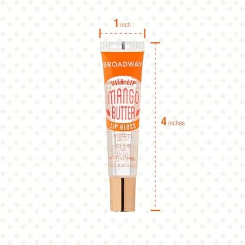 Ruby Kisses Broadway Vita-Lip Clear Lip Gloss 5 Pack (2.35 ml / 0.08 Fl Oz) | Ultra-Hydrating & Soothing Formula with Vitamin Oils thumbnail 9