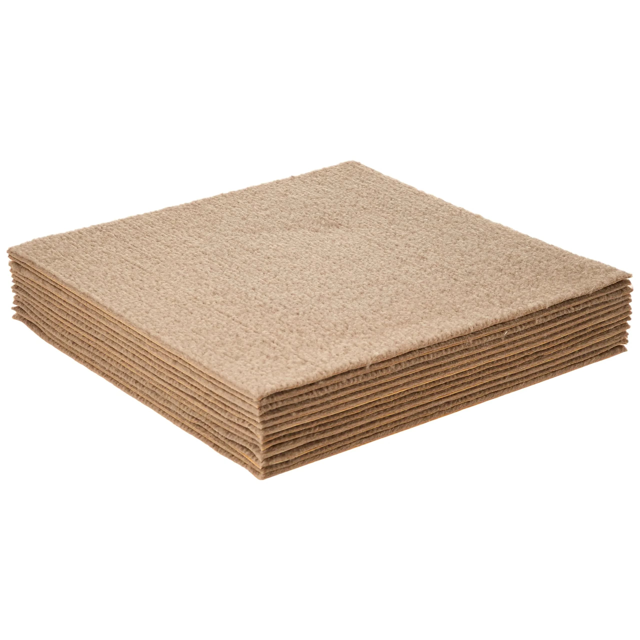 Nexus Peel & Stick Carpet Tiles 12x12 Inch (30x30 cm) Tan | 12 Sq Ft Coverage Pack