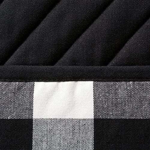 DII Buffalo Check Potholder Set 18cm x 20cm (7" x 8") | Classic Farmhouse Kitchen Linens thumbnail 4