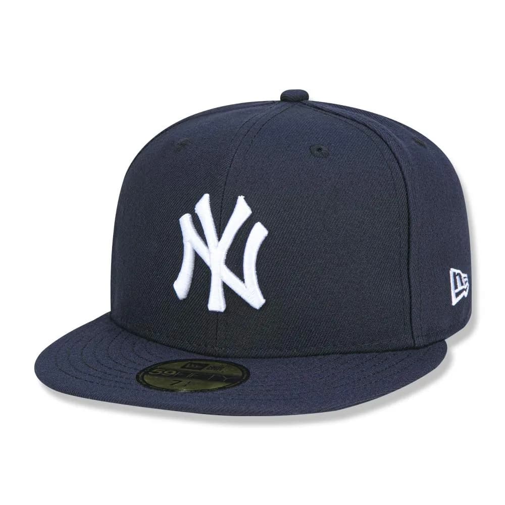 New Era New York Yankees MLB Authentic Collection 59FIFTY Fitted Cap Size 7 3/4 Navy | Official On-Field Baseball Cap