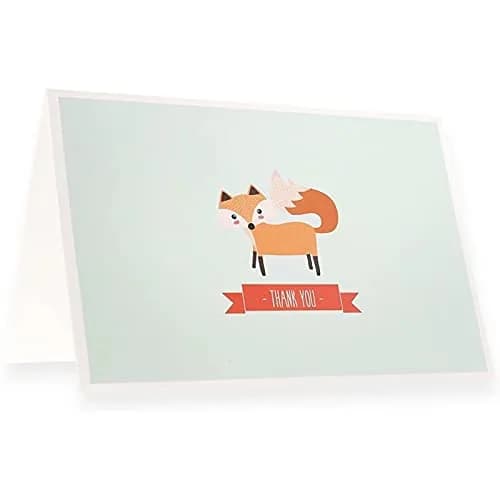 Best Paper Greetings 48 Pack Cute Forest Animal Thank You Cards | Whimsical Woodland Designs for All Occasions thumbnail 4