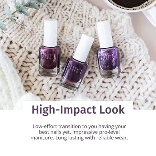 duri Nail Polish, 596 Indulge My Whim, Green Tinsle Sparkle Lacquer, Glitter Flake Topper, 13ml (0.45 Fl Oz) | Chip Resistant Finish thumbnail 3