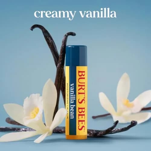 Burt's Bees Vanilla Bean Tint-Free Lip Balm 2 Count | Natural Conditioning Lip Treatment thumbnail 3