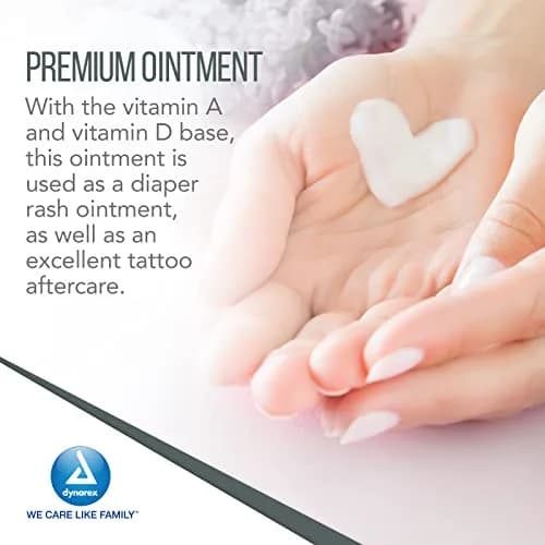 Dynarex Vitamins A&D Ointment Without Lanolin 5g (0.18 Oz) Packets | Protects Skin & Soothes Irritation thumbnail 5