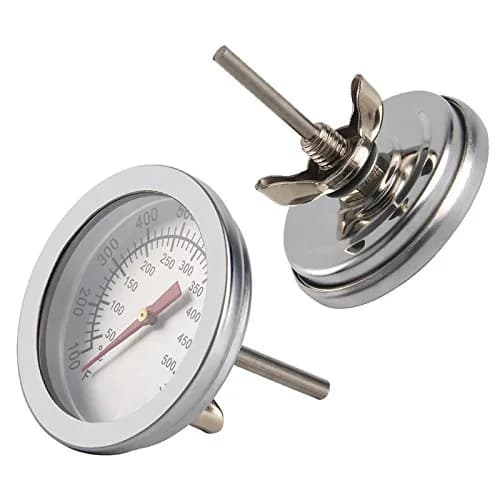 YOTOM BBQ Thermometer 2-Pack | Stainless Steel Grill Temp Gauges for Smoker & Oven thumbnail 7