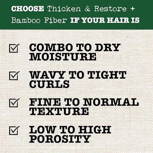 Maui Moisture Thicken & Restore Bamboo Fibers Conditioner 385ml (13 fl oz) | Vegan, Silicone & Paraben-Free Hair Thickener thumbnail 6