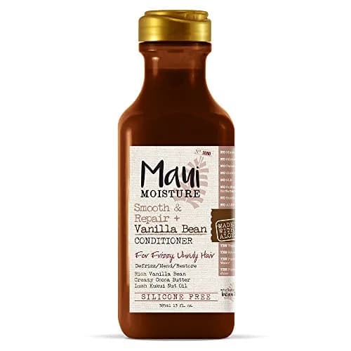 Maui Moisture Smooth & Repair + Vanilla Bean Conditioner 384ml (13 Fl Oz) | Hydrates Curly Hair thumbnail 1