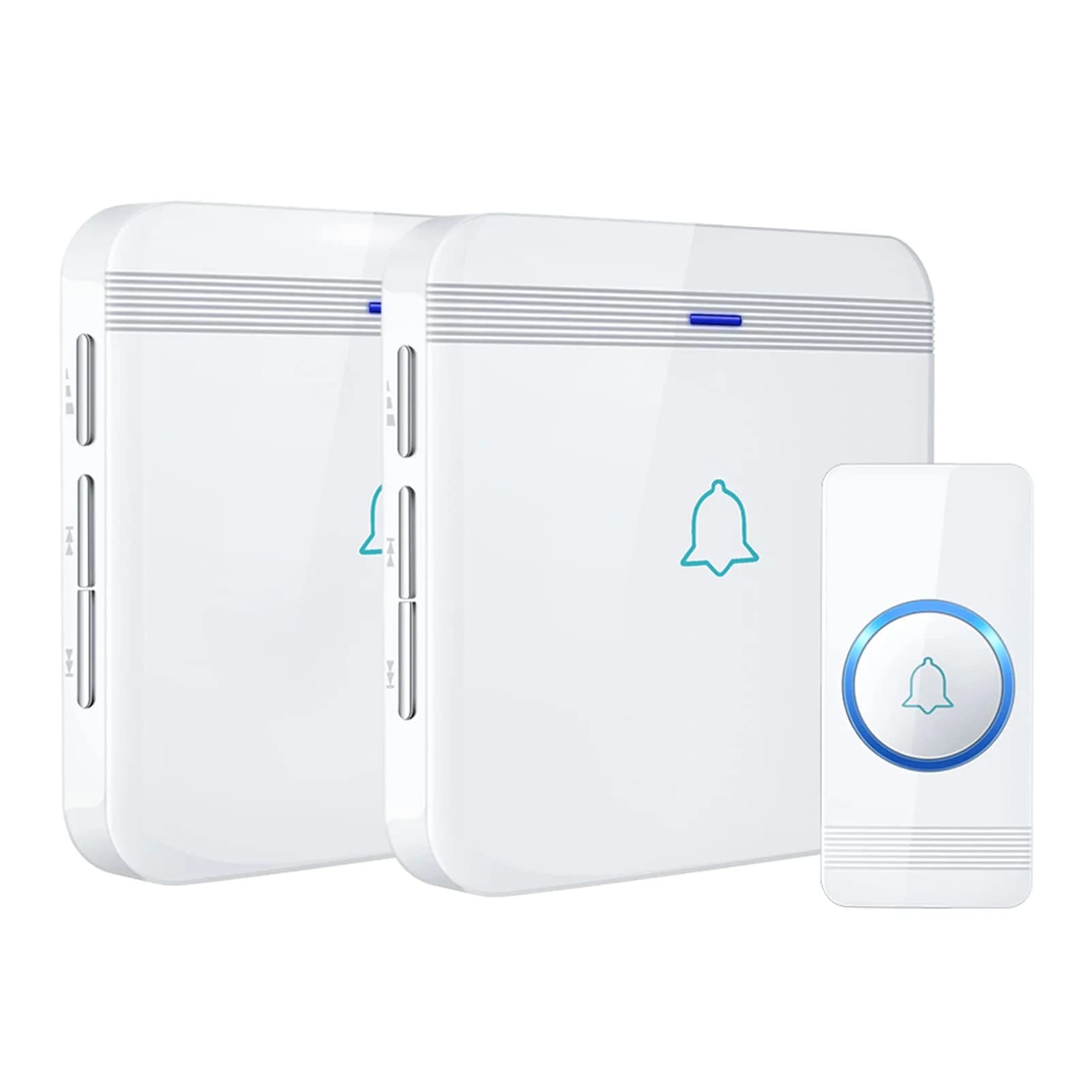 AVANTEK Wireless Doorbell Kit with 2 Receivers | 1300 ft Range, Waterproof Transmitter, 52 Melodies