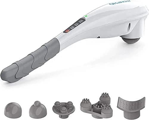 RENPHO Rechargeable Handheld Back Massager with 5 Speeds & Modes, 1.76 lb | Deep Tissue Muscle Relief thumbnail 1