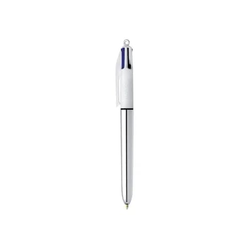 BIC 4 Color Shine Retractable Ballpoint Pen 1.0 mm | 2-Count, Multicolor Ink, Durable & Portable thumbnail 5