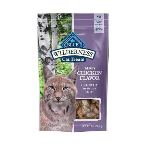 Blue Buffalo Wilderness Tasty Chicken Crunchy Cat Treats, 2 oz (Pack of 12) | Grain-Free, Real Chicken First Ingredient thumbnail 1