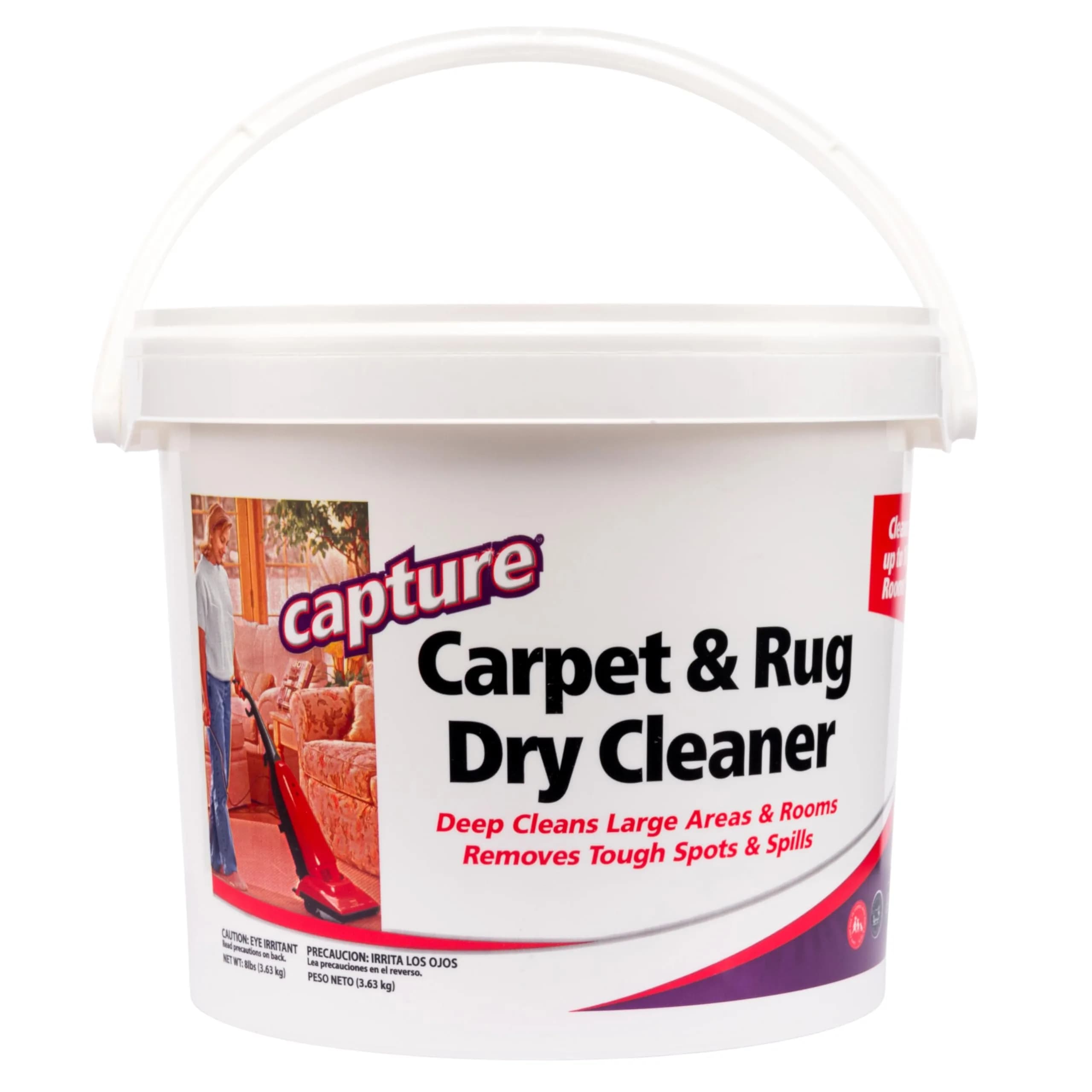 Capture Carpet & Rug Dry Cleaner Powder 3.63 kg (8 lb) | Absorbent Deep Cleaning for Carpets and Upholstery - main product image