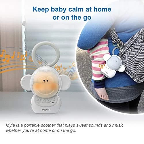 VTech Myla The Monkey Baby Sleep Soother with White Noise Machine | Rechargeable Battery thumbnail 3
