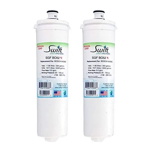 Swift Green Filters SGF-BO52 Rx Compatible Refrigerator Water Filter 2 Pack | NSF Certified, Made in USA thumbnail 1