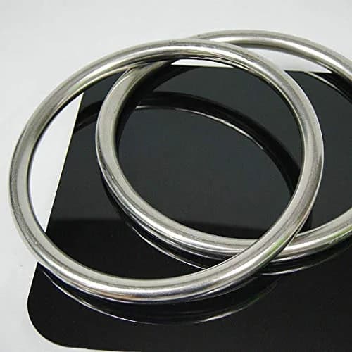 HYOUT Wing Chun Stainless Ring Yewen Sau Sticky Hand Strength Training Tsun Siu Lum Kung Fu Self Defense Gun 21 cm (8.27 inch) thumbnail 7
